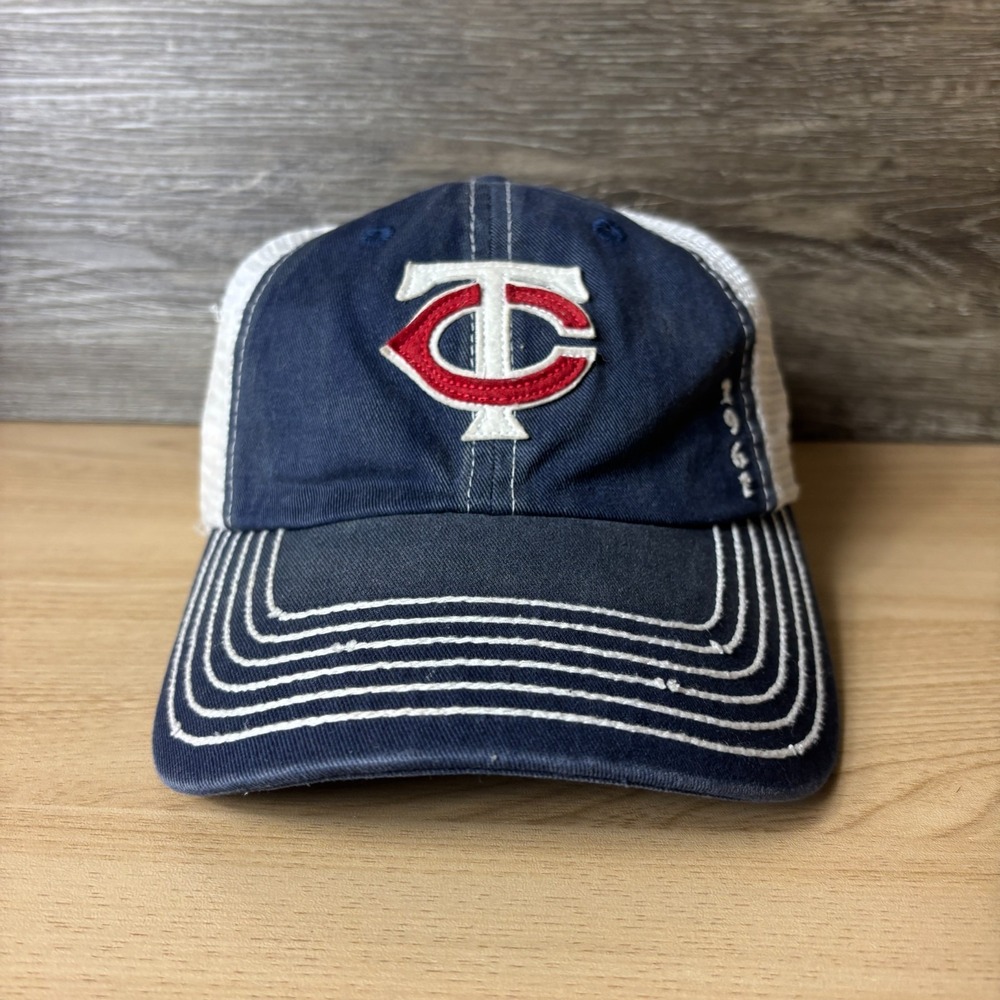 Minnesota Twins Hat Snap Back Blue MLB Baseball American Needle Adjustable *